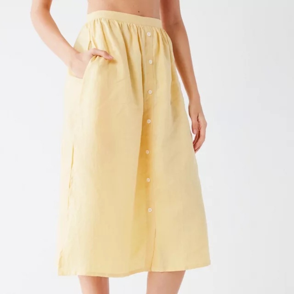 Faithfull the Brand Seine Button Down Skirt - matching top in listings
